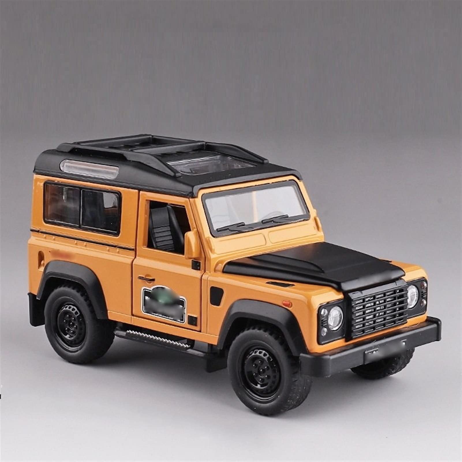 1:32 For Land For Rover For Defender Model Alloy Car Die Cast Toy Car Pull Back Children's Toy Birthday Gift Decorating Scaled Models (Color : Gold)