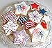 Star Cookie Cutters,4th of July Cookie Cutters,Holiday Cookie Cutters,Stainless Steel Biscuit Cutters Molds Shapes for Christmas,Graduation,Birthday Party