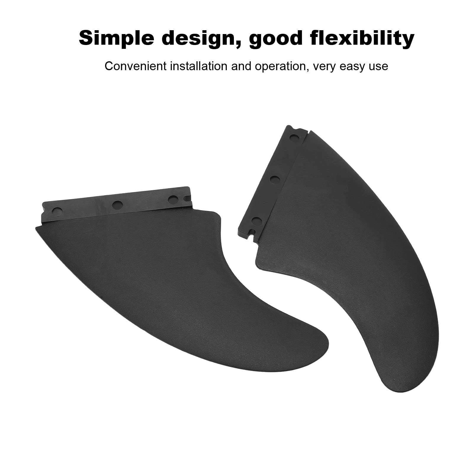 Fuchooky 1 Pair of Paddle Board Fins Replacement Windsurfing PVC Surfboard Long Board Tail Fin G7