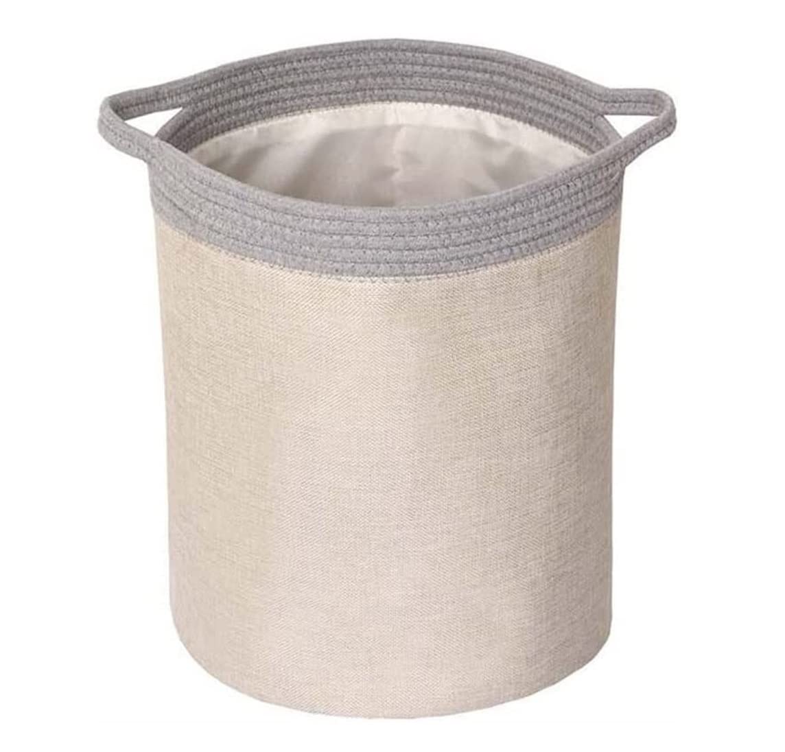 Laundry Basket Hamper Cotton Rope Dirty Clothes Storage Basket Woven Laundry Baskets For Diaper Home Decor For Spaces(A)