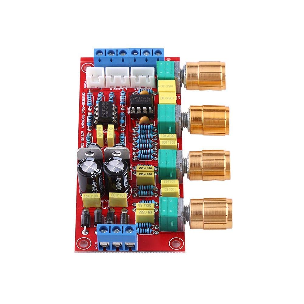 Kits Module Préamplificateur HIFI NE5532 Amplificateur De Tonalité Volume AC 12V OP-AMP Assembled Board Pour Systeme Audio