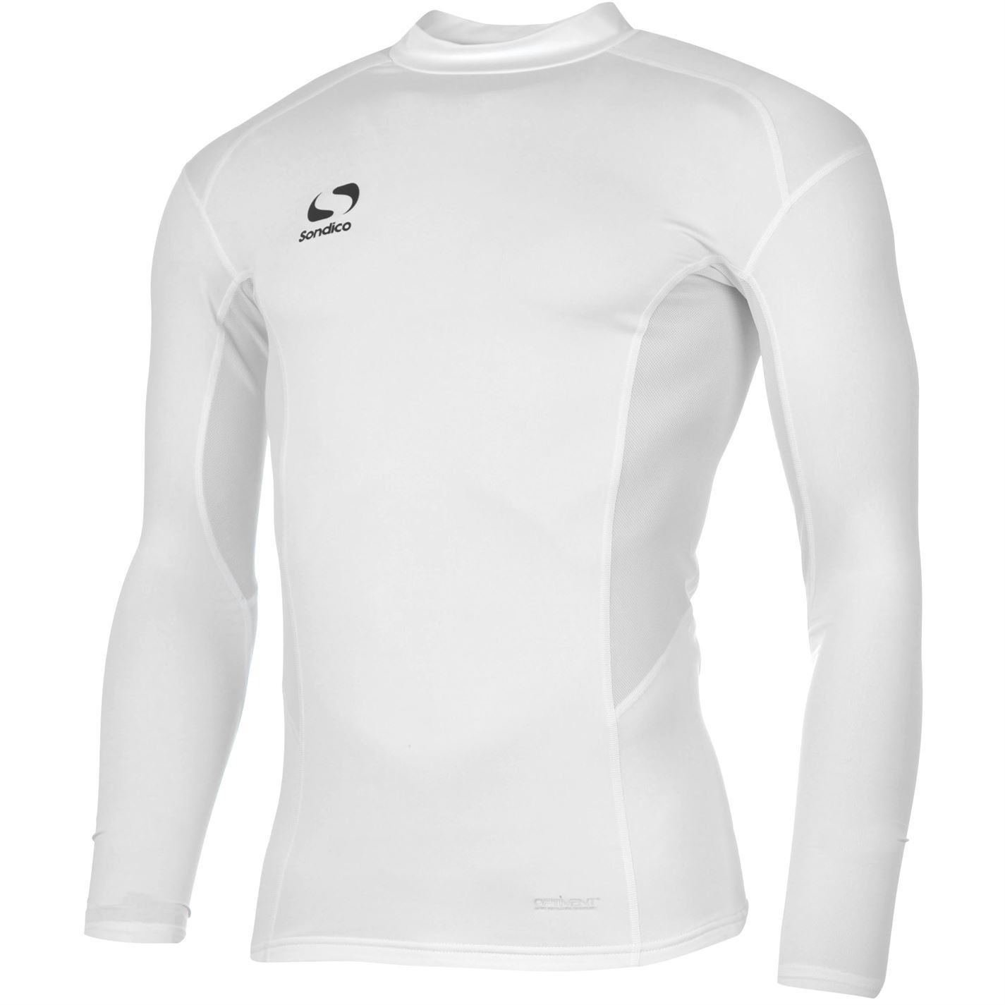 Sondico Men's Base Mock Neck White 2XL