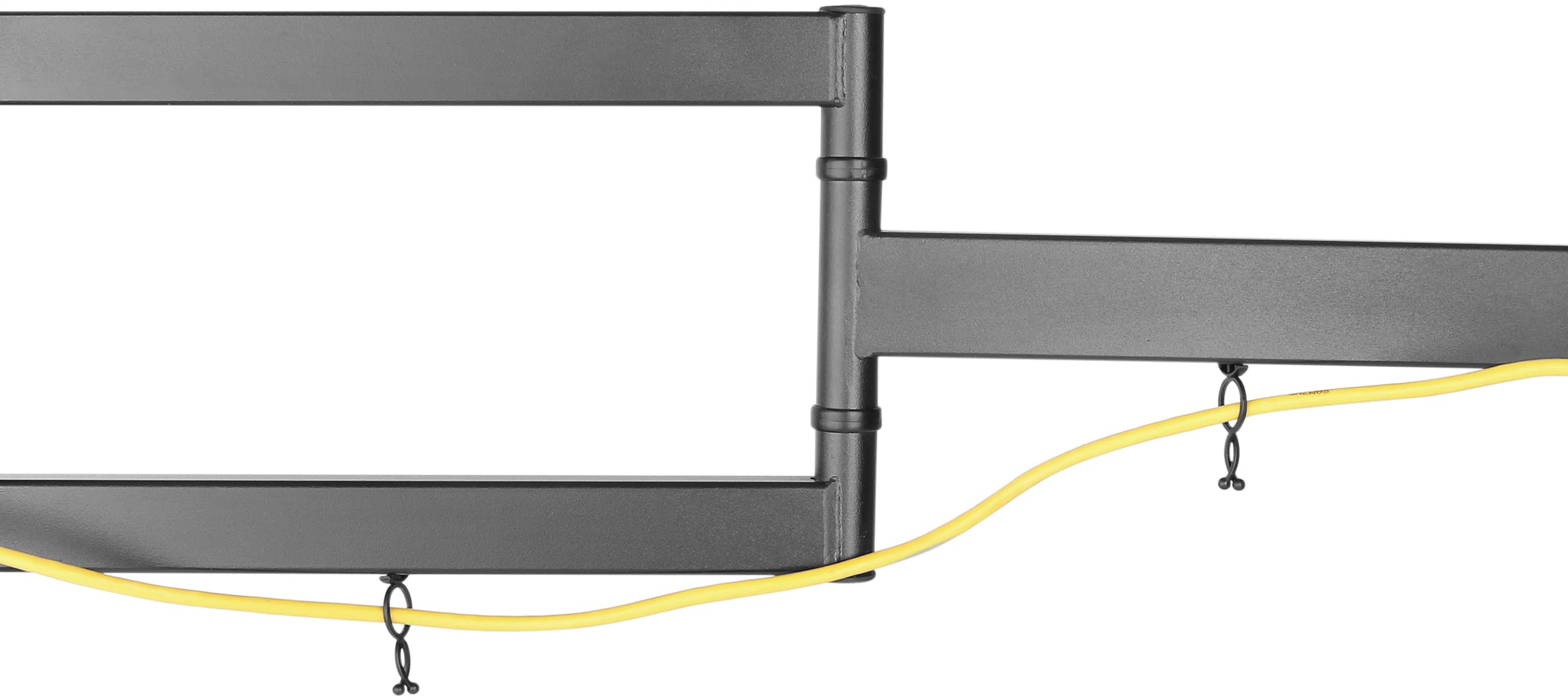 Deltaco ARM-1200 - Support Mural Rotatif avec Niveau à Bulle, Convient pour écran de 32 à 55 Pouces - Noir