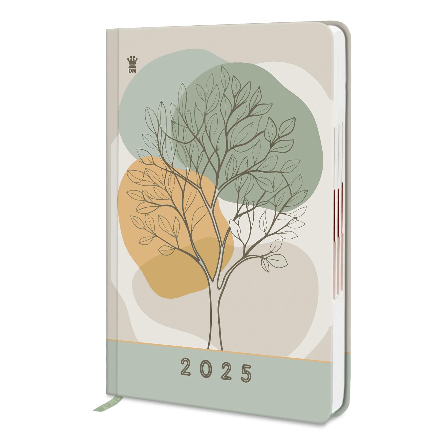 Designer Cover Hard Bound New Year Planner Diary 2026 with Dates I One Day To A Page Format I 2026 Daily Planner Diary 2026 For Office and Personal Use I A5 Size 21x15 Cm