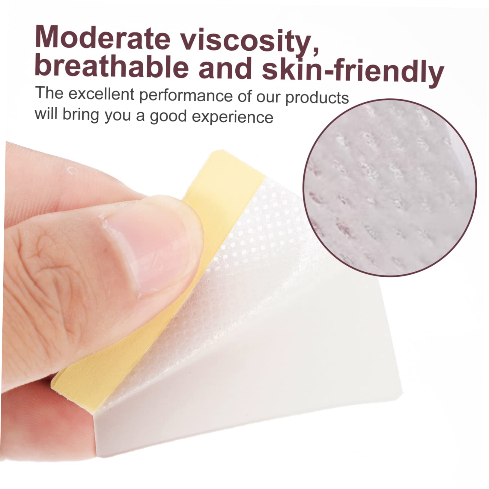 SOESFOUFU 400pcs Lash Remover Pads Mascara Eyelash Extension Removal Tools Beauty Salon Use