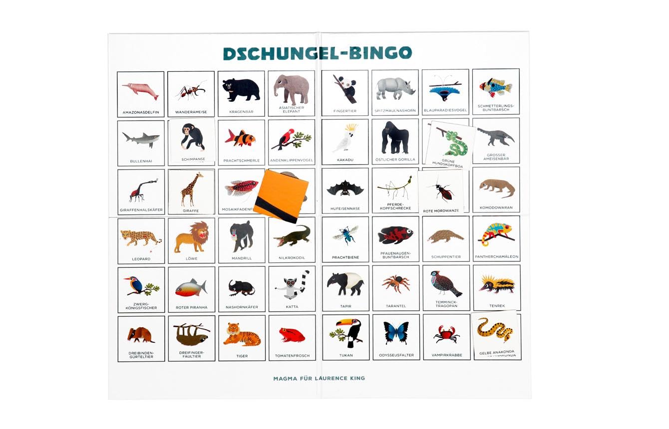 Laurence King Verlag GmbH Dschungel-Bingo, yellow