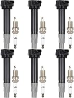 Vista 22 de ECCPP DG500 6 bobinas de encendido con 6 bujías de iridio 3951 para Ford para Mazda para Mercury 500 Freestyle para Mariner Taurus Escape Tribute