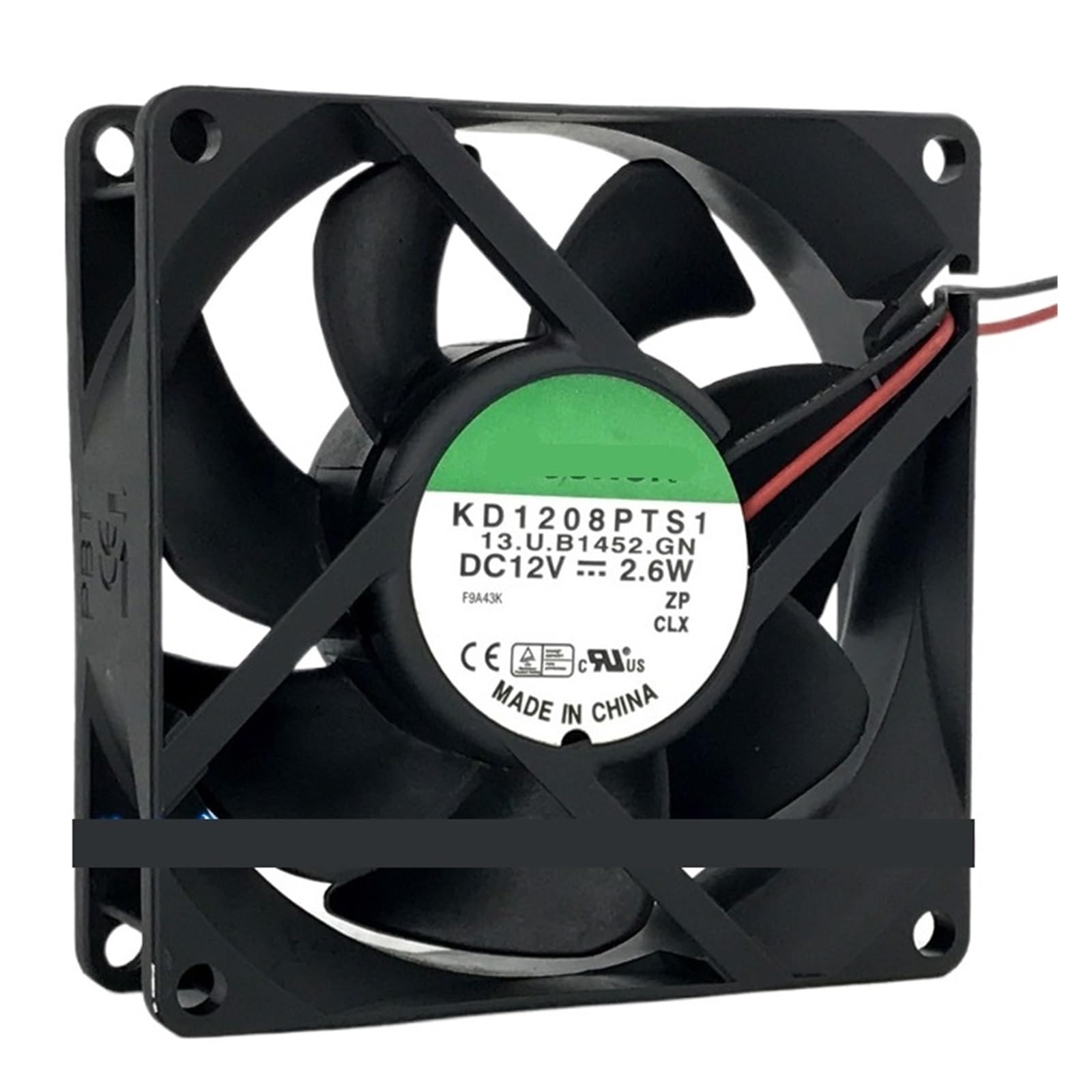 ANERTQUIH KD1208PTS1 12V 2.6W 8025 80 * 25mm Cooling Fan