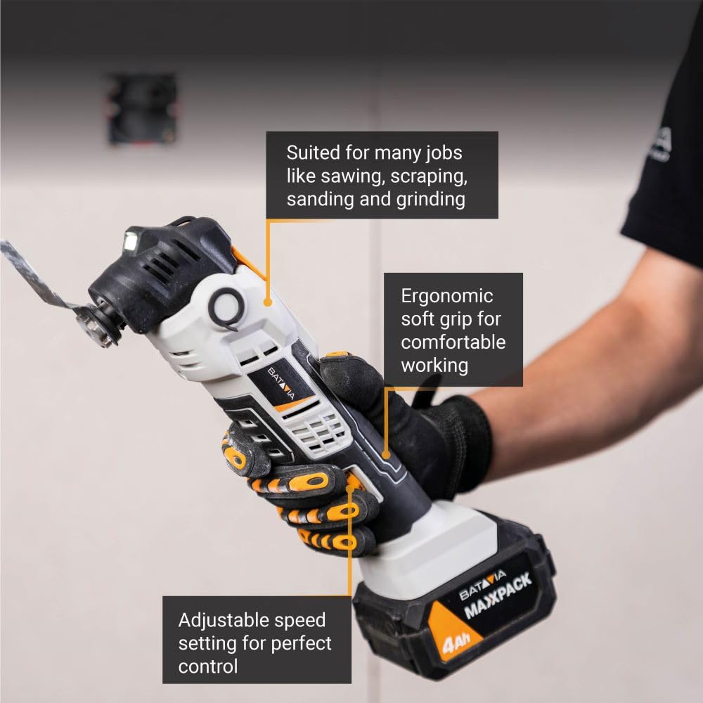 Batería Antivibración Multiherramienta 18V MAXXPACK | Excl. Cargador y batería