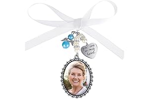 Memorialize Your Loved Ones with Hicarer's Wedding Bouquet Photo Charms