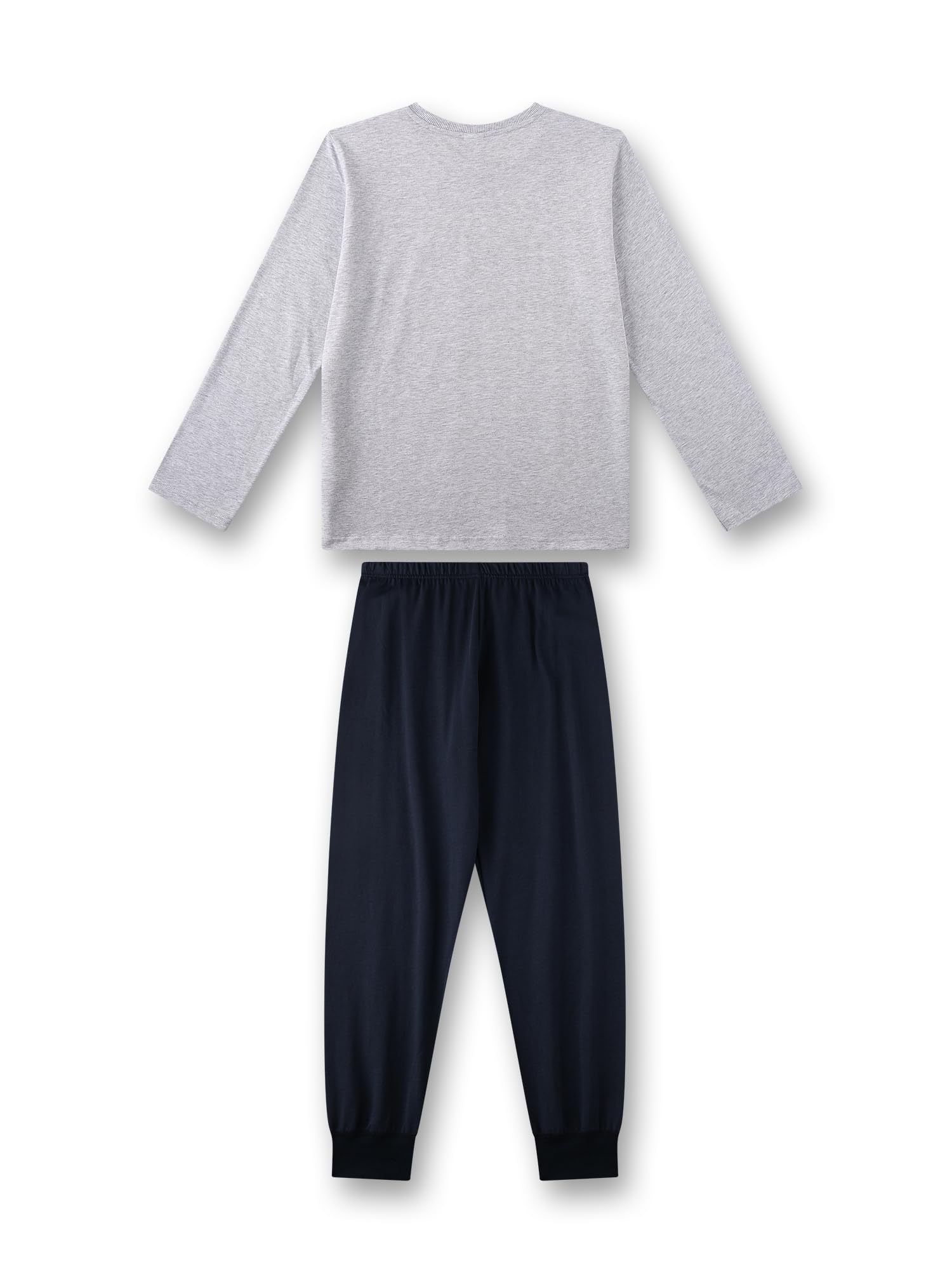 Sanetta 246136 Juego de Pijama, Gris, 128 cm para Niños