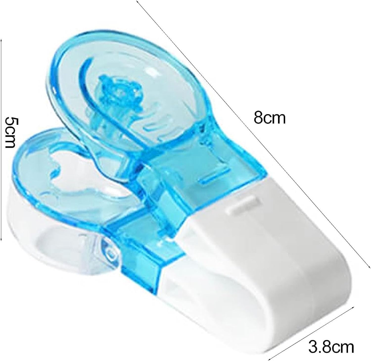 Portable Pill Taker, Tablets Pills Blister Pack Opener Assistance Tool, Pill Splitter Cutter, Travel Pill Taker,Pill Dispenser, Storage Box Medication Dispenser, for Splitter Cuts Pills, Vitamins