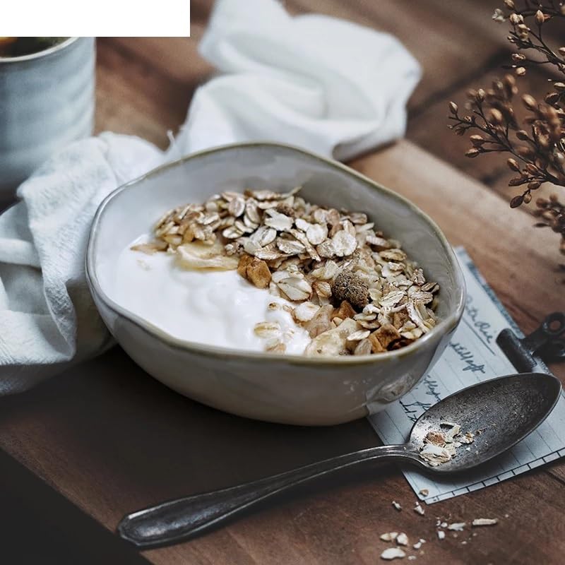 Talerze obiadowe ceramiczna miska głęboka zupa ryż kreatywna zastawa stołowa sałatka z makaronem bardzo odpowiednia do restauracji, hoteli itp. Kuchenna salaterka