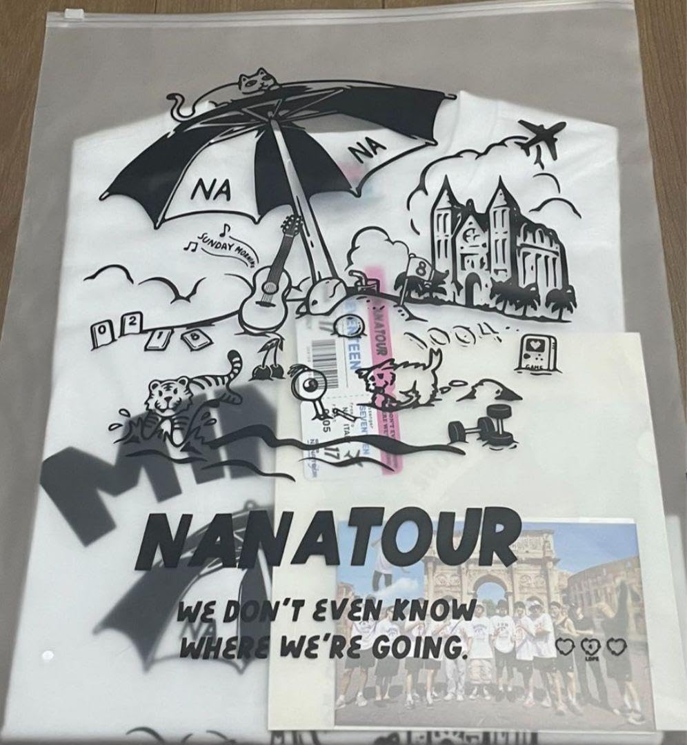 Amazon.co.jp: SEVENTEEN NANA TOUR Tシャツ キムミンギュ Lサイズ 