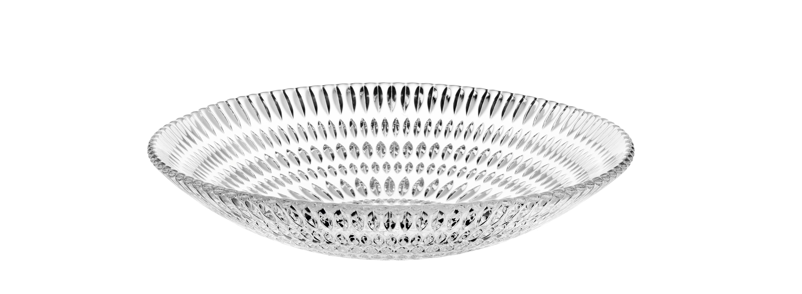Nachtmann Salatschale Ethno, Große Glasschale für Salate und Obst, Skandinavisches Design, Ø 25 cm, 106615