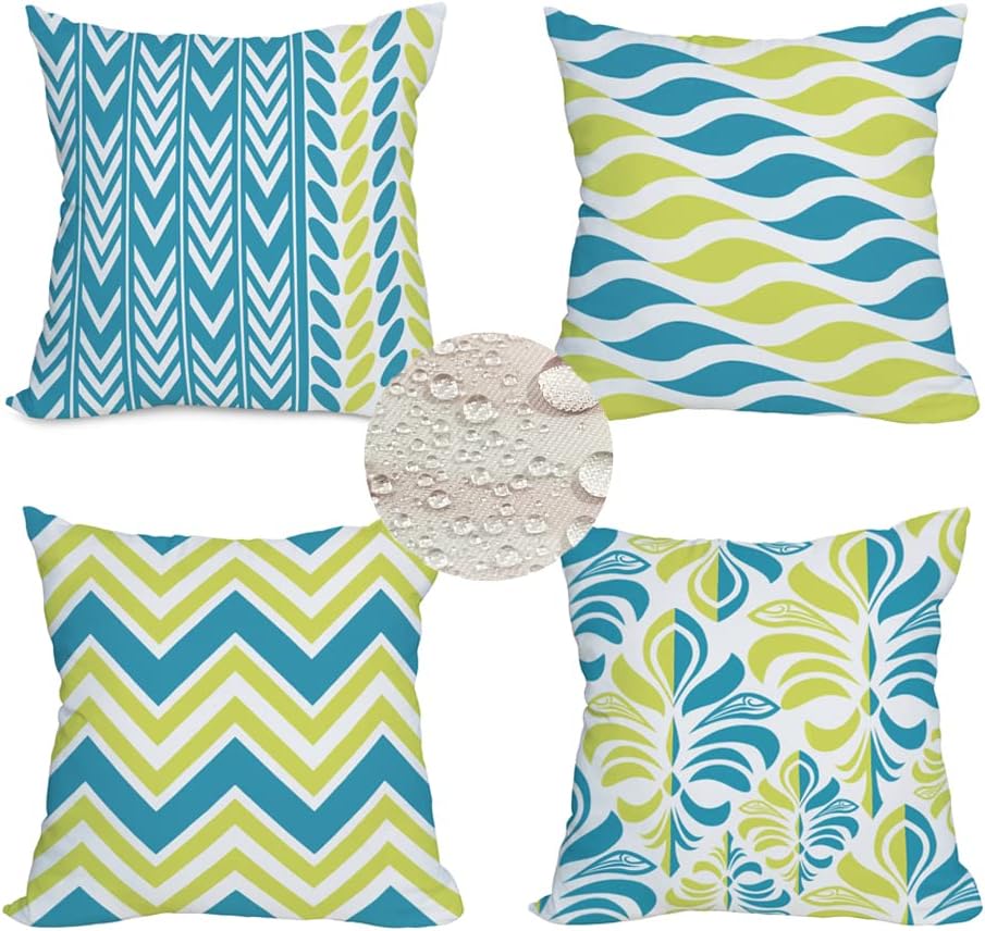 Fukeen Waterproof Pillow Protector 18x18 Inch Set of 4