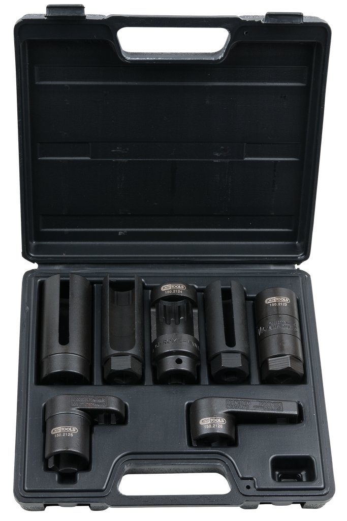 KS Tools150.2100 Sensor socket set, 7 pcs, 3/8"+1/2"