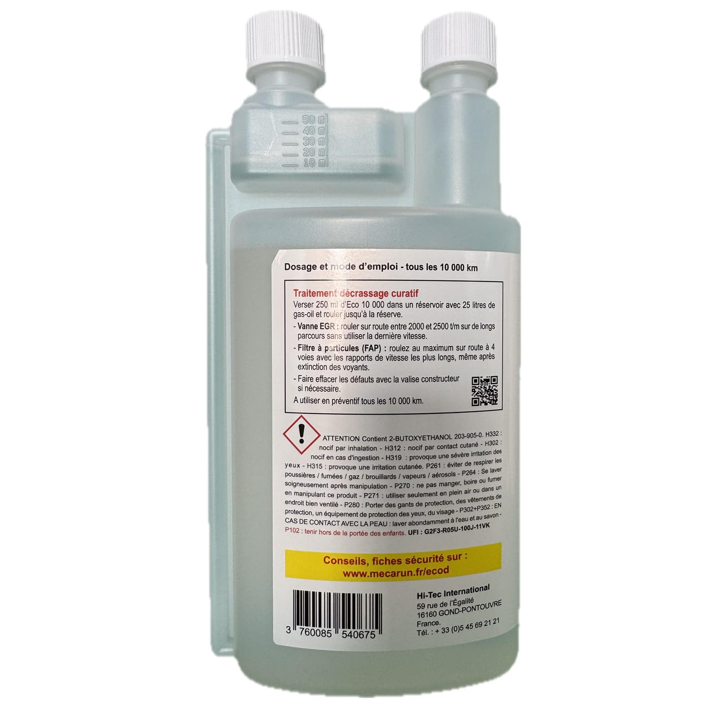 MECA-Run Eco 10000 Diesel 1 Litro Limpiador Motor