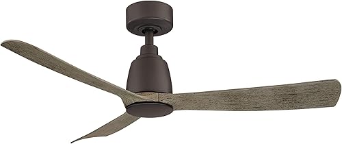 Miniatura 10 de Fanimation FPD8547BN Kute 44 Ventilador de techo, níquel cepillado cepillado níquel,Grafito antiguo,Negro -,Latón satinado cepillado,Latón satinado