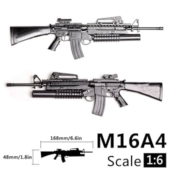 Amazon.co.jp: 1/6銃モデルMG42/AK47/M16A4/M82A1/M134/QBZ95