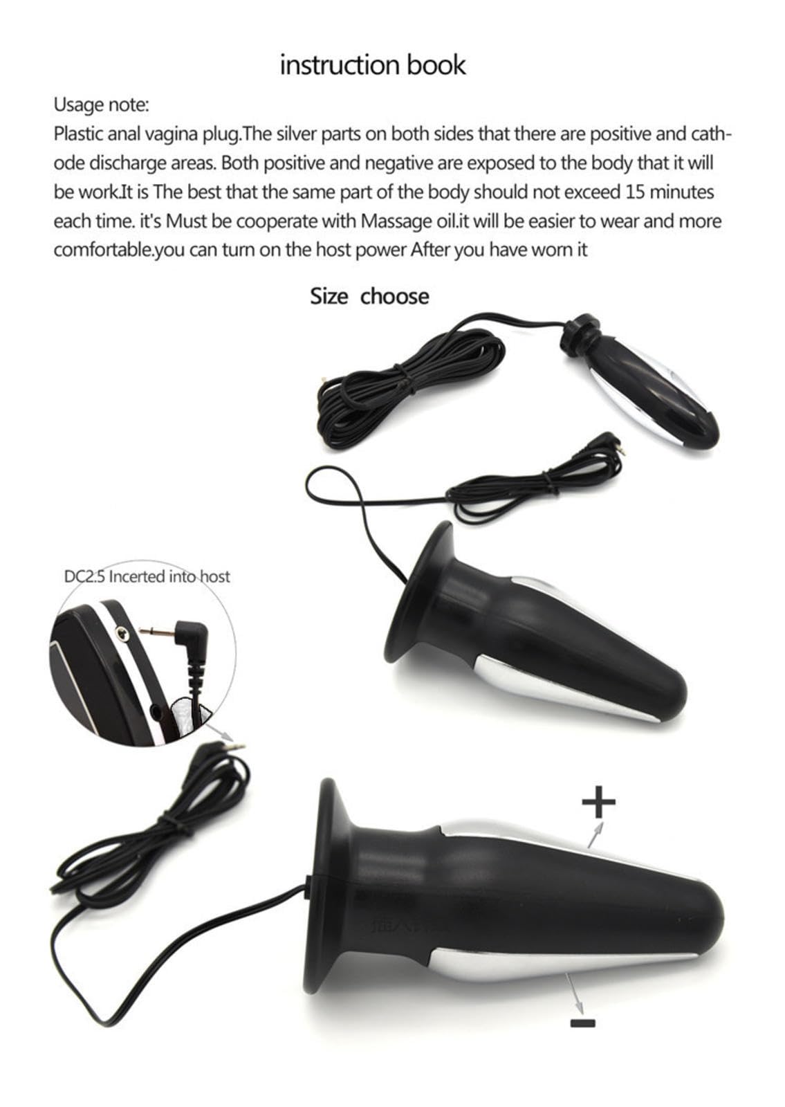 Estim Sex, Elektrostimulation Set, Anal Vaginaldildo und Prostata Massagegerät Cock Ring Massage Pads, Elektrische Stimulation Erwachsene Sm Männer Frauen Paare