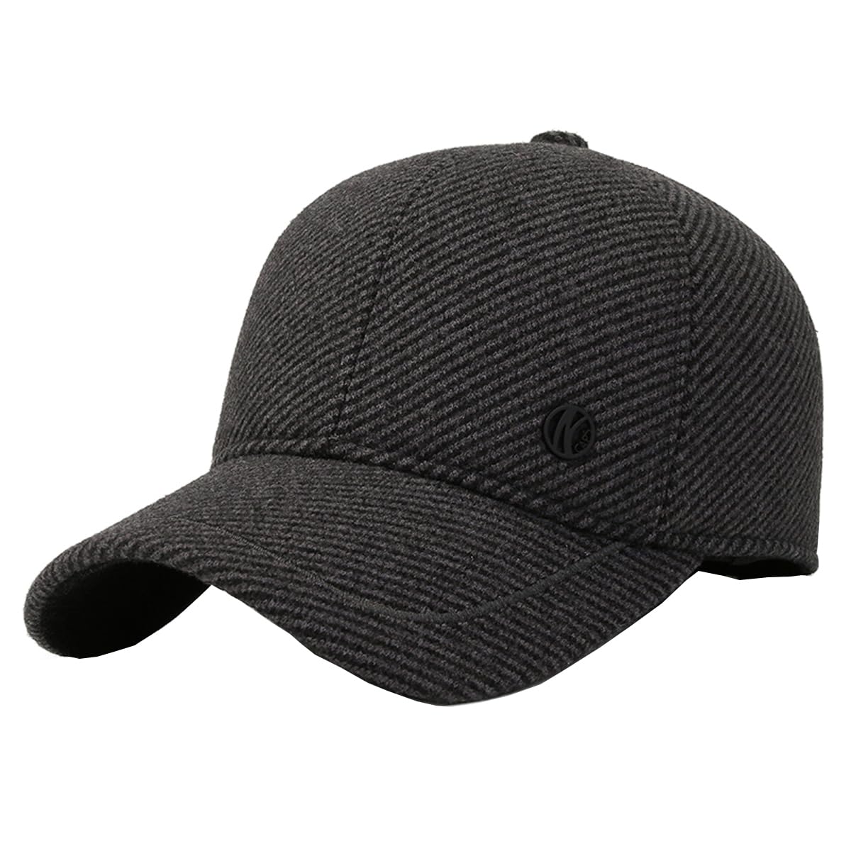 GYOUFU Mens Baseball Cap Winter Caps for Head Circumference 57-61cm (Grey 08)