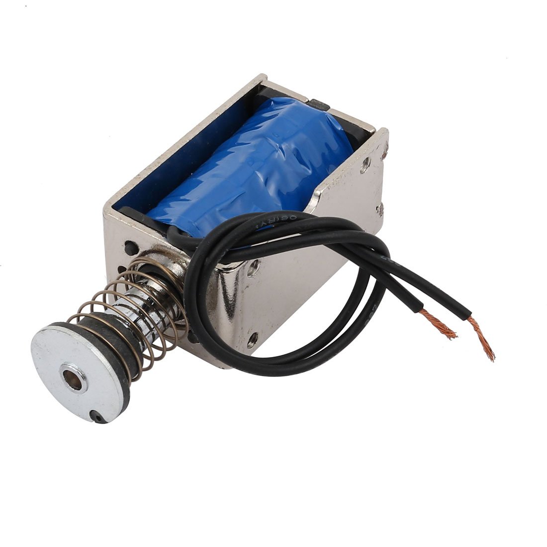 Aexit DC12V 400mA Control electrical 10mm Stroke 45N Force Push Pull Type Frame DC Solenoid Electromagnet Magnet JF-Z05