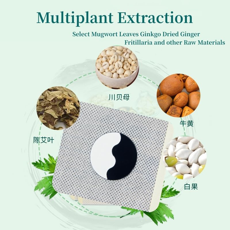 MOTRING Moxibustion Patch Sanfutie 90PCS Natural Wormwood Sticker Moxa Pads