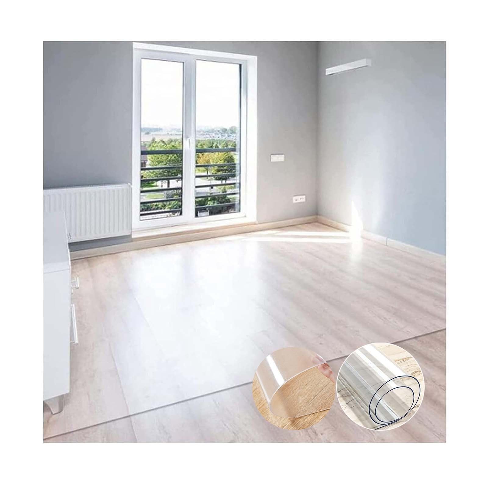 Tapis de protection de sol en plastique pour photographie de restaurants et bureaux – Facile à nettoyer 80 x 400 cm – Design Regu C parfait pour les zones à fort trafic
