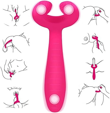 XXX Tarin Vibrador Triple de Silicona Par vibrador con 7 ...