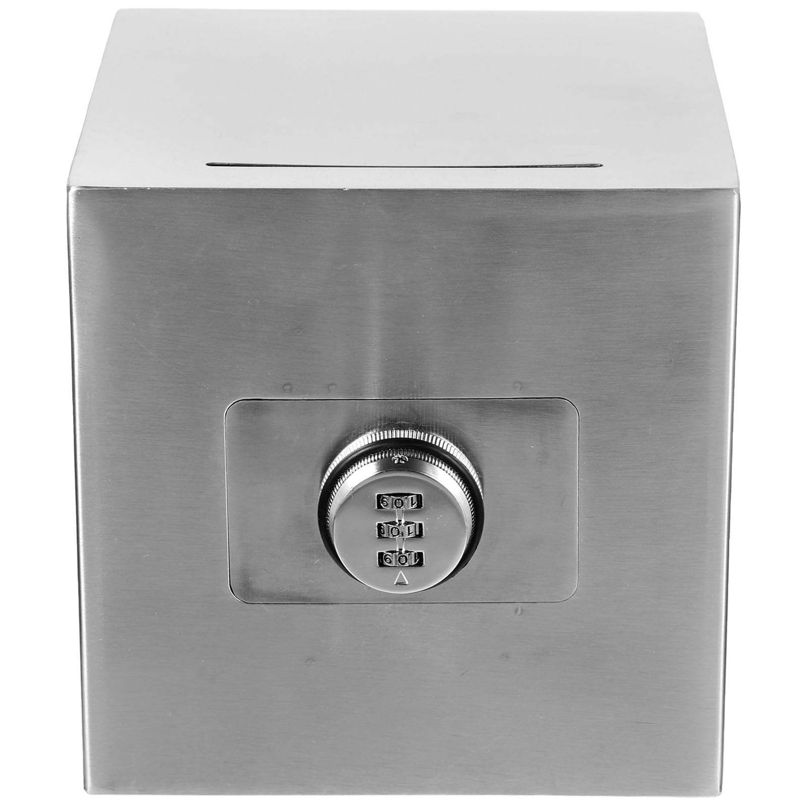 Tirelire pour Économiser de L'argenté en Acier Inoxydable avec Serrure Design Facile à Utiliser, Grosse Capacité Argentée pour Garçon et Filles et Adultes