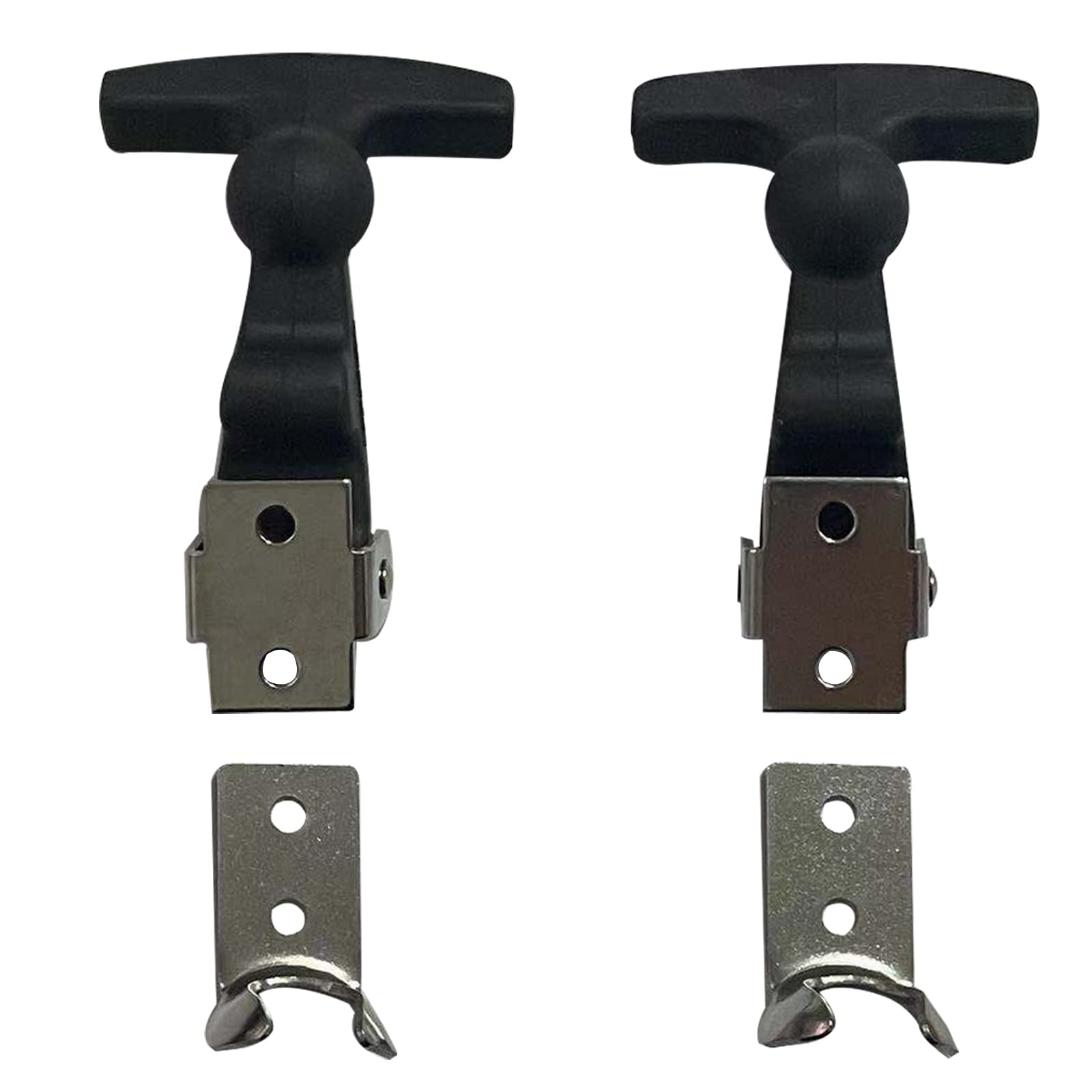 Buy 2 Pcs Rubber Latches THandle Hasp Draw Latches Elastic Stainless