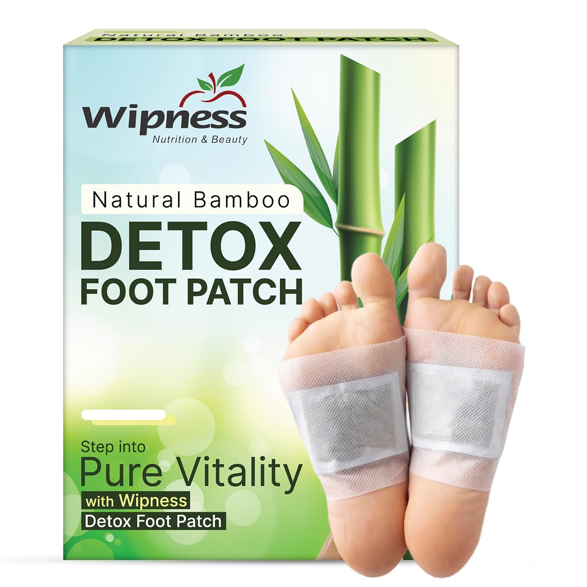 100% Natural Detox Foot Patches 1 Box - Pack of 1 = 10 Patches (B0D86PX5QT) Amazon Price History, Amazon Price Tracker