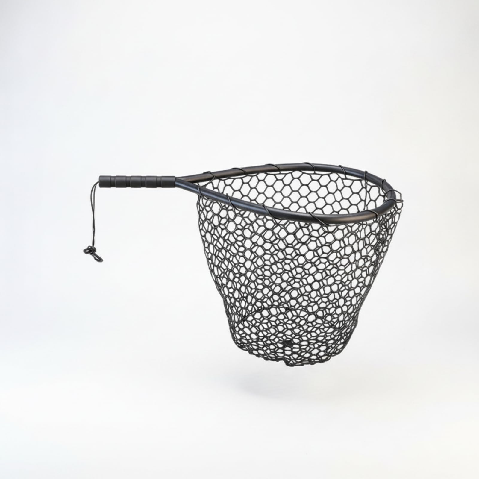 Épuisette de Pêche Épuisette Filet Poisson Équipement Canne Atterrissage en Silicone avec Cadre Alliage Renforcé Support Lourde Flottabilité Intégrée