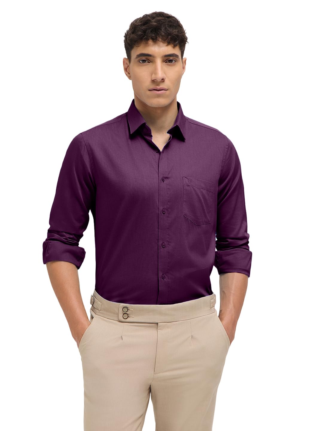 otto Men's Cotton Blend Formal Shirt | Slim Fit | Formal Shirts for Men-picture-45