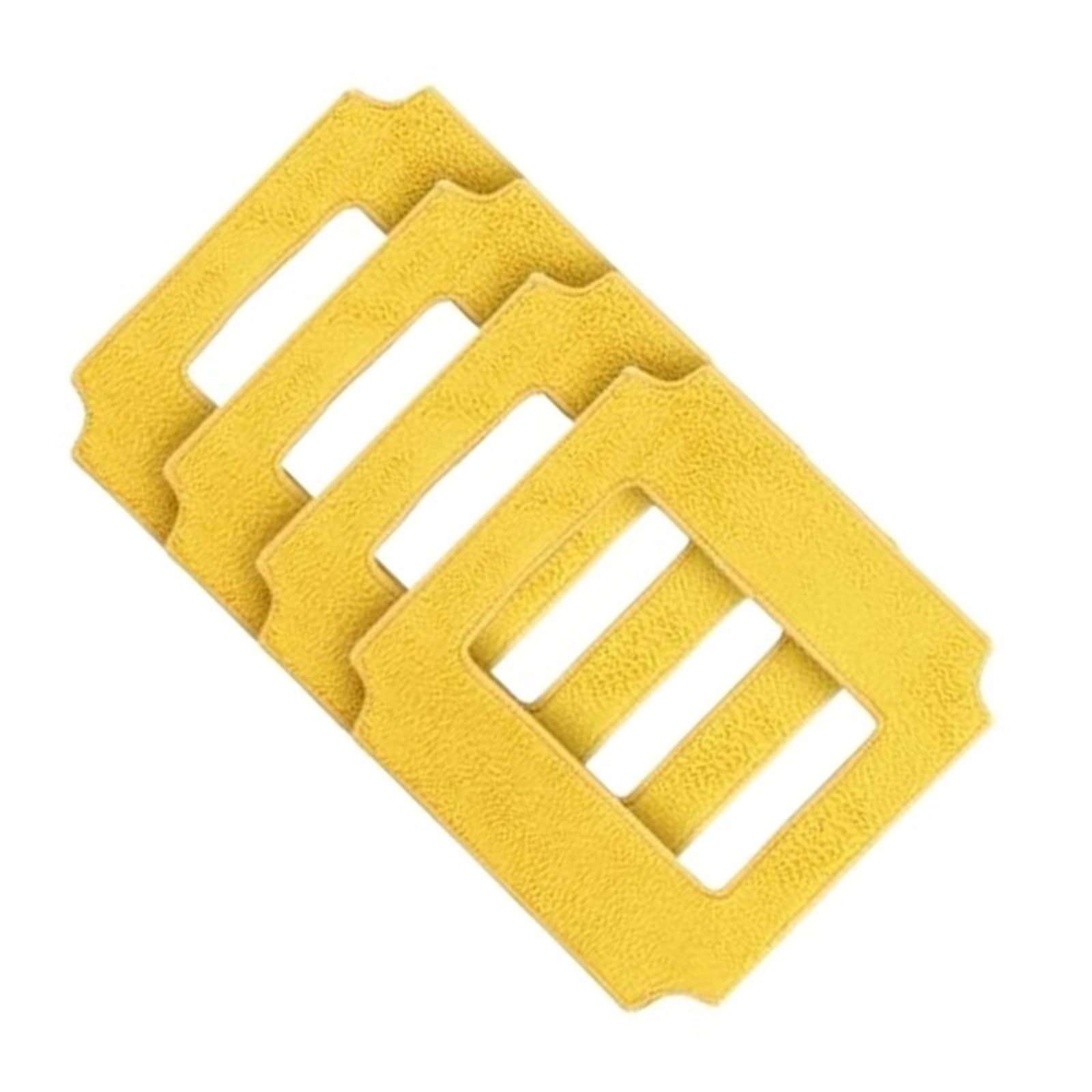 4 Pz Giallo Lavapavimenti Vestiti Puliti for Robot Lavavetri Win660/RL880/RL1188/QHC004/RL2988/RL3988/RL3325/RL1788 Tamponi Di Pulizia(8pcs)