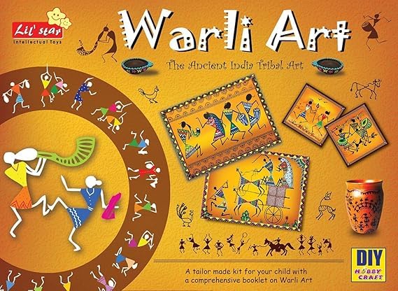 JAYESH STAR DIY Warli Art & Craft Kit for Kids – Traditional Indian Tribal Painting Activity Set
