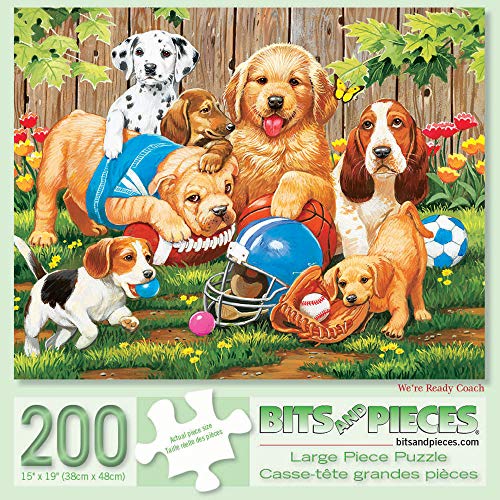 Bits and Pieces Jigsaw Puzzles for Adults 200 Pieces - We're Ready Coach