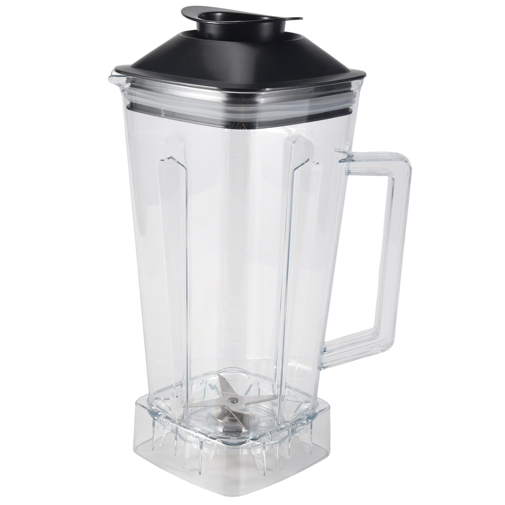 Jrifedptry Spare Jug for Blender Replacement Part Transparent 2L Capacity Blender Spare Compatible for SILVER Blender