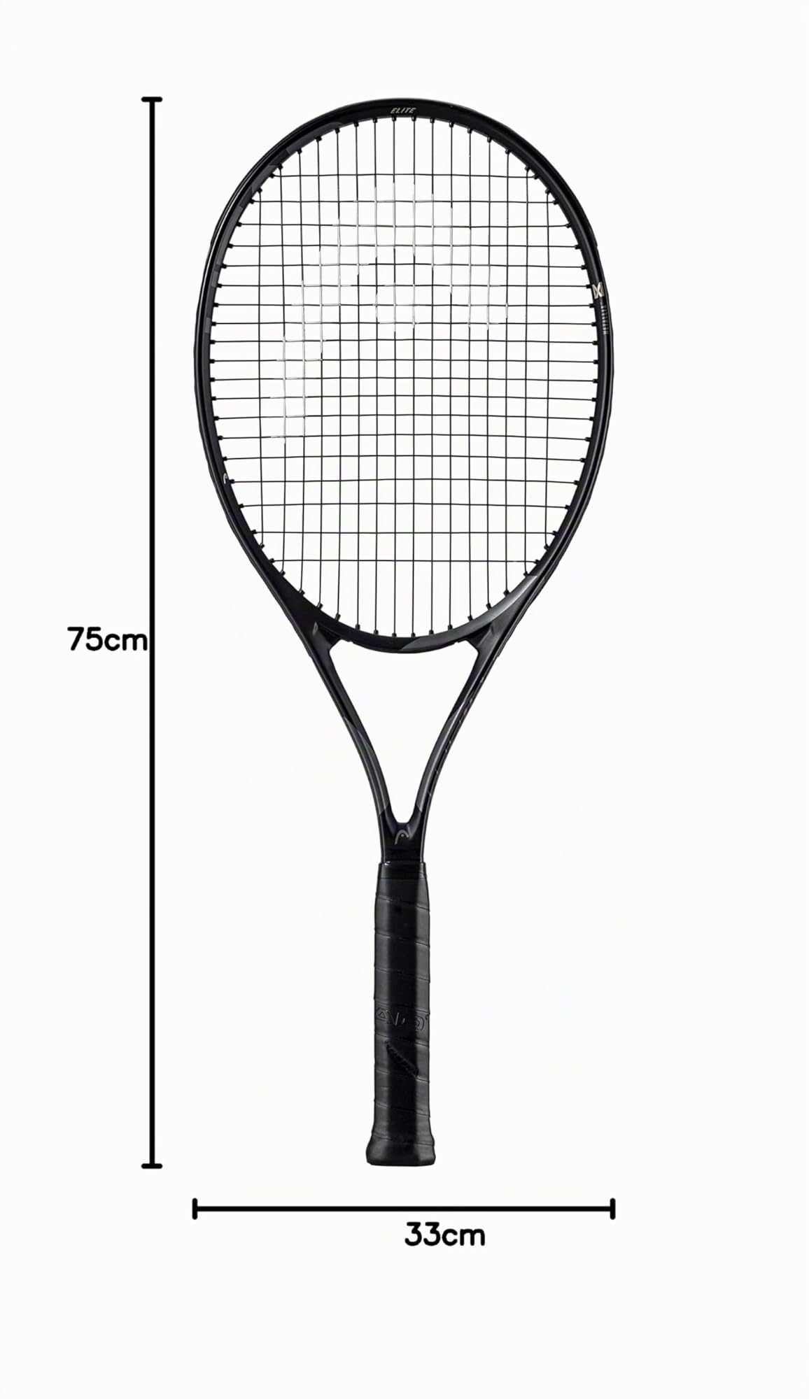 HEAD Raqueta de Tenis Attitude Elite 660 cm² 265 g Metallix Grafito de Carbono Grafito