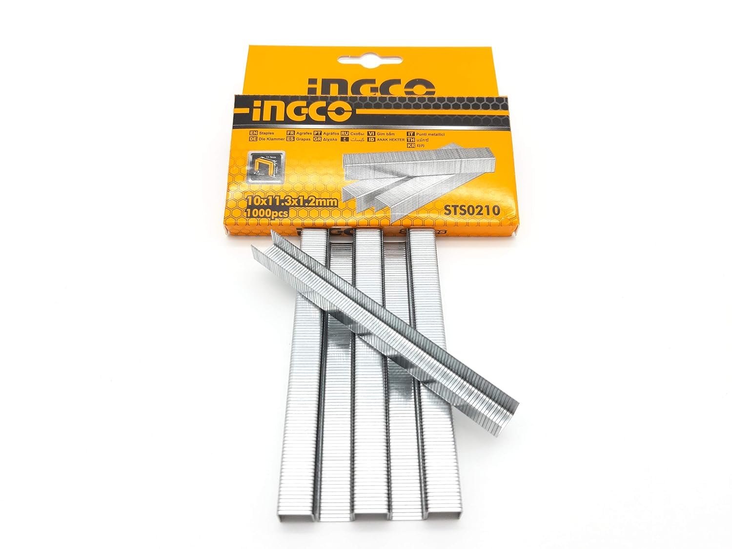STS0210 Staple Pin 10x11.3x1.2mm Big Size Stapler Pins for Wood, Fixing Material, Decoration & Carpentry