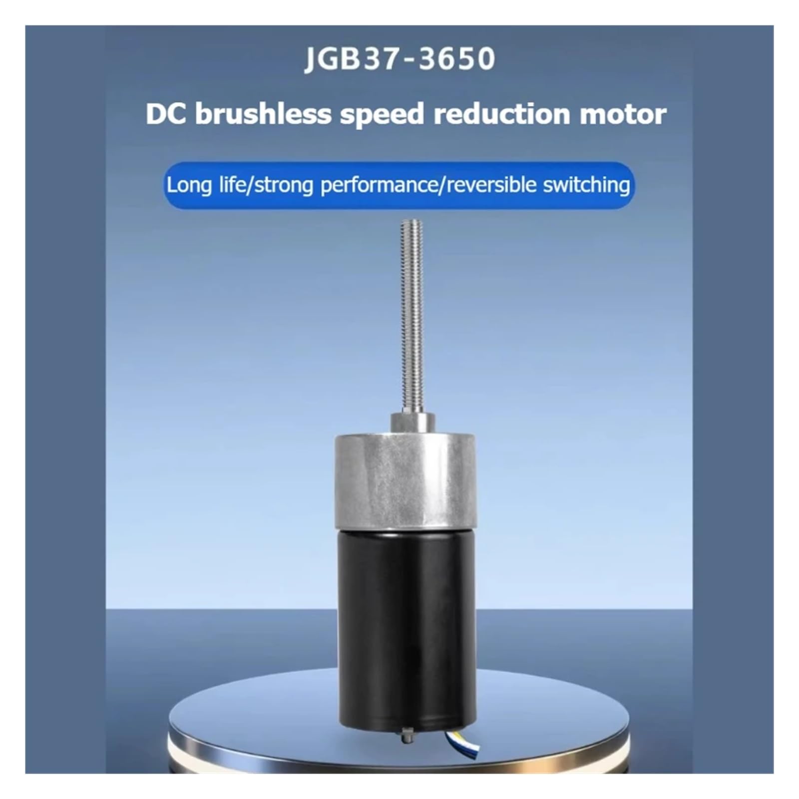 JGB37-3650 Bürstenloser Gleichstrom-Getriebemotor, M6-Achse, 12 V, 24 V, großes Drehmoment, kann umgedreht werden(20 rpm,12V)