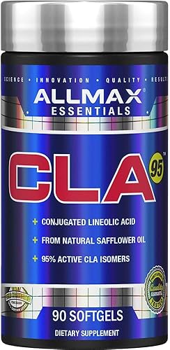 Allmax Nutrición - CLA (95% de ácido linoleico conjugado) - 90 cápsulas blandas