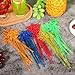 UTHCLO 150Pcs Plastic Cocktail Stirrers Drink Mixers for Juice and Cocktails for Home Bars and Parties Stylish Swizzle Sticks for All Occasions