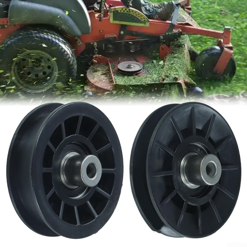Rasenmäher-Antriebsriemen-Set enthält Spannrollen 532194326 und 532194327 für reibungslosen Betrieb, 532194326 Spannriemen 532194327 Flachspannrolle Ersatz 194327 Antriebsrolle