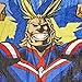 JUST FUNKY My Hero Academia All Might Large Fleece Throw Blanket | Official My Hero Academia Collectible Decorative Throw Blanket | 60 x 45 Inches