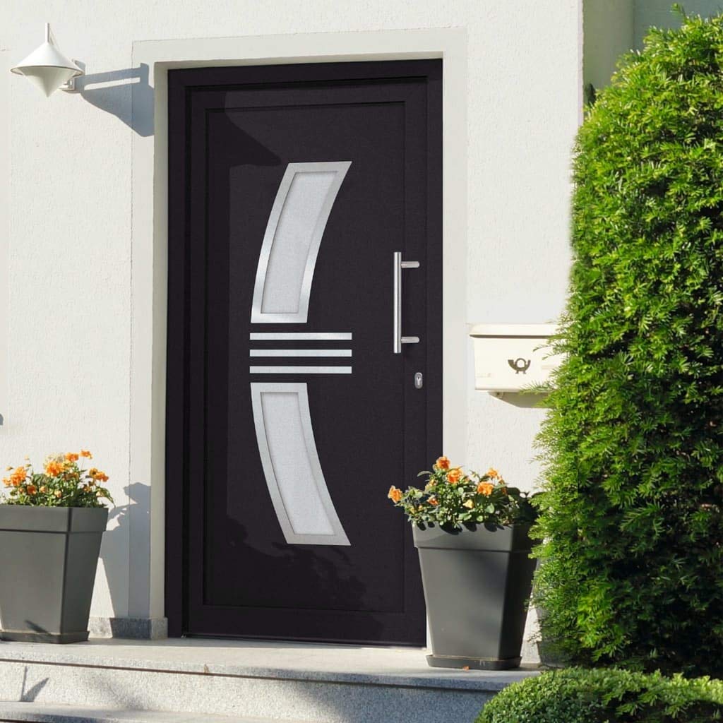 Porta D'Ingresso In PVC Bianca 98x208 Cm - Sicurezza E Design - Foto 6