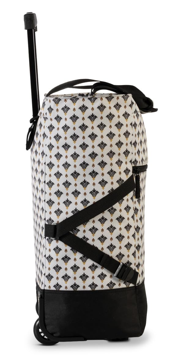 Punta Trolley per la spesa, grigio scuro/nero (33 l), robusto carrello per la spesa con ruote silenziose, perfetto come shopper e weekender – Carrello per la spesa pieghevole