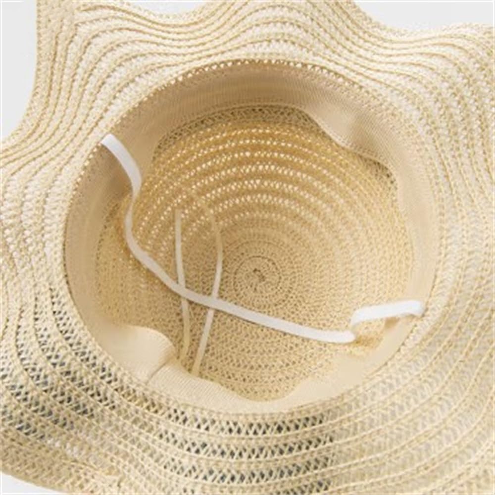 Cappello di Paglia Traspirante per Bambini Cappello for Bambini Cappello di Paglia Cappello da Sole(50cm)