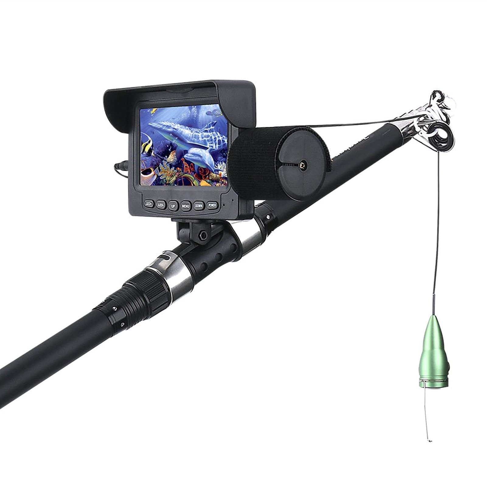 Buscador de Peces, 3 0M 15M 1000TVL Finder de Peces cámara Pesca submarina 4. " LCD Monitor 6PCS 1W IR LED Cámara visión Nocturna for la